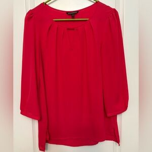 Express Women's Vibrant Red Blouse